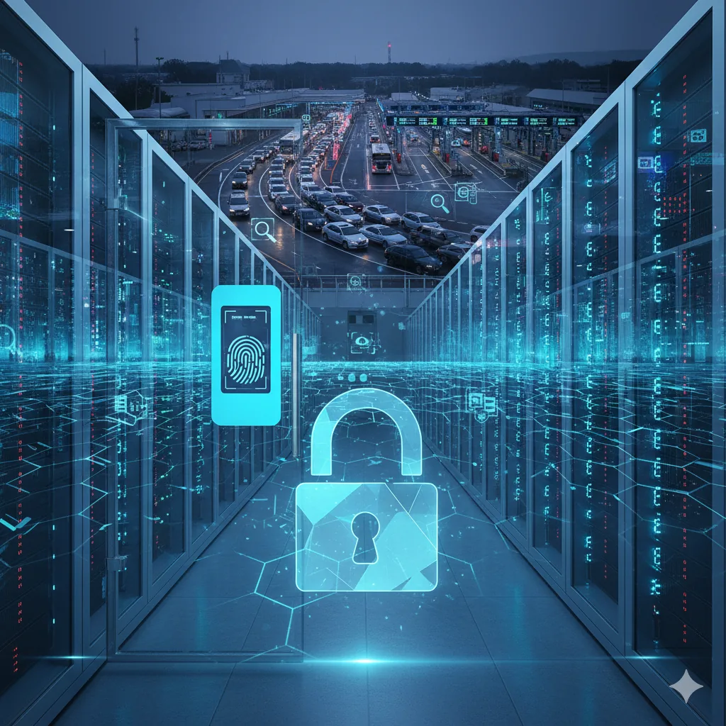 Захищена серверна кімната з біометричним доступом для зберігання даних тестувань