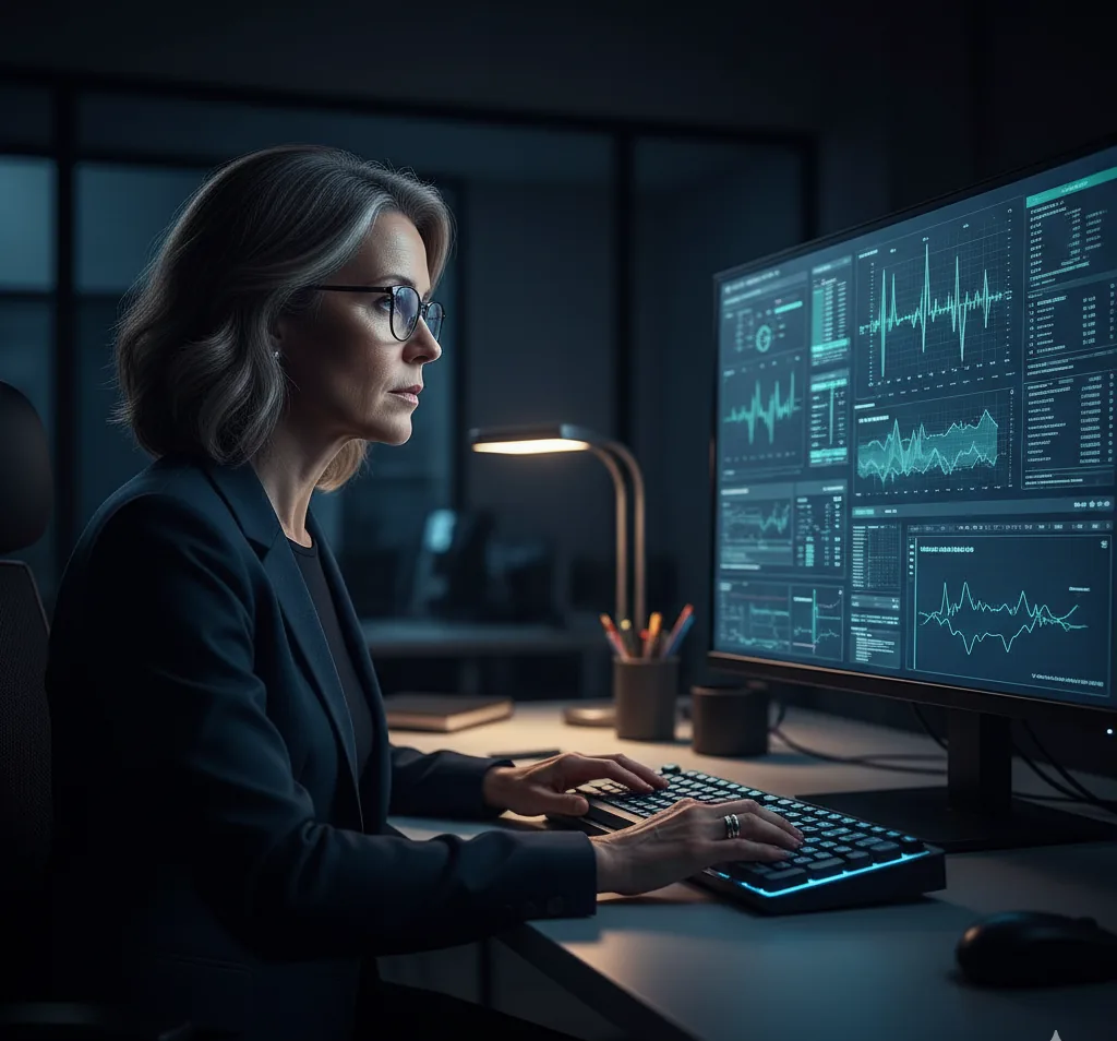 Поліграфолог аналізує результати перевірки на детекторі брехні